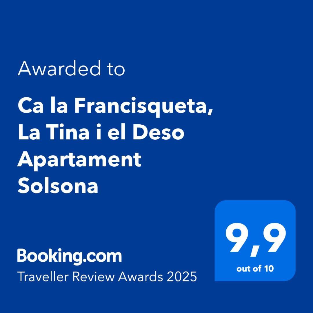 Ca La Francisqueta, La Tina I El Deso Apartament Solsona Ngoại thất bức ảnh